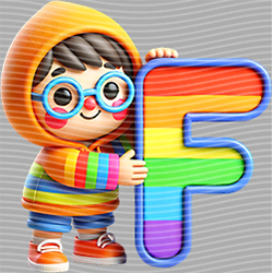 Cartoon letters-CL 543